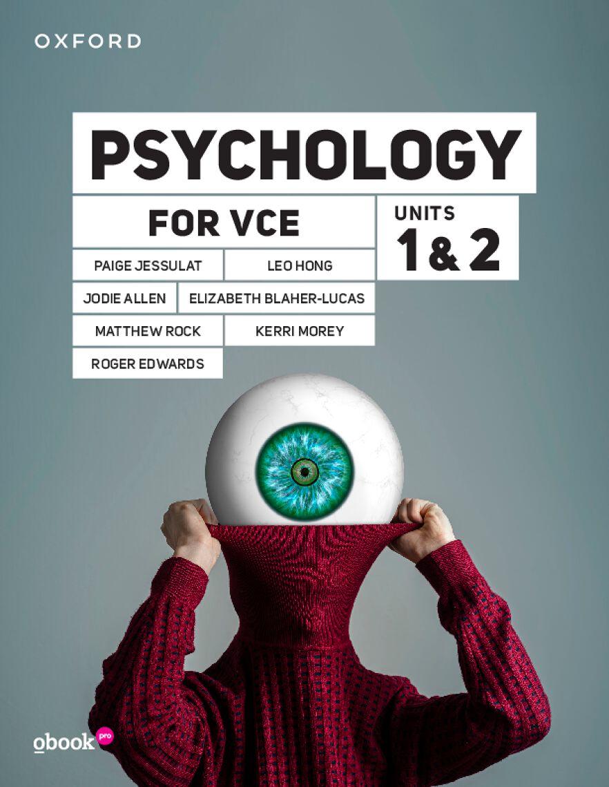 Psychology for VCE Unit 1 & 2 Student Book+obook pro