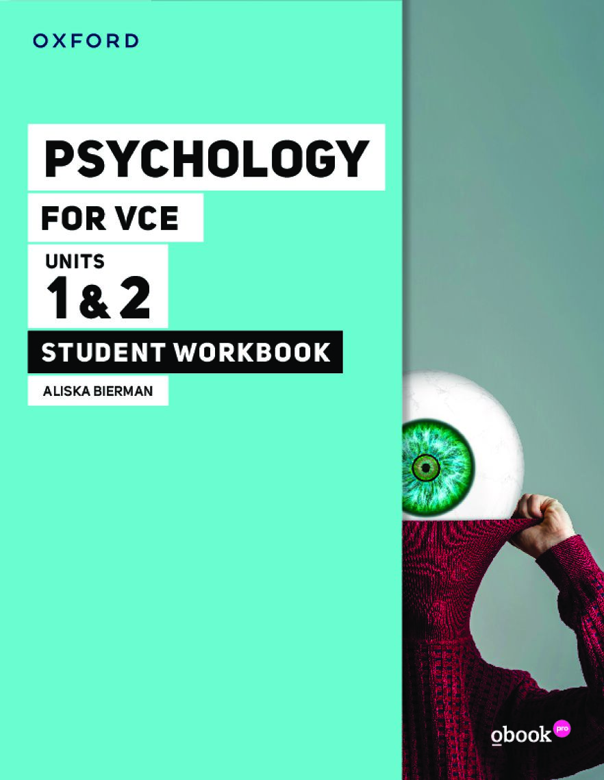 Psychology for VCE Units 1 & 2 Student Workbook+obook pro