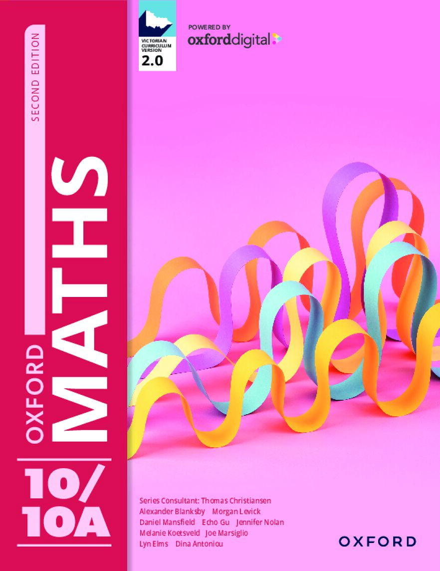 Oxford Maths 10/10A Victorian Curriculum Premium Access + Book