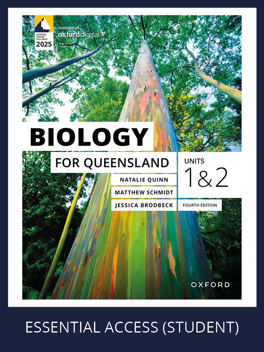 Biology for Queensland Units 1 & 2 Essential Access (Student)