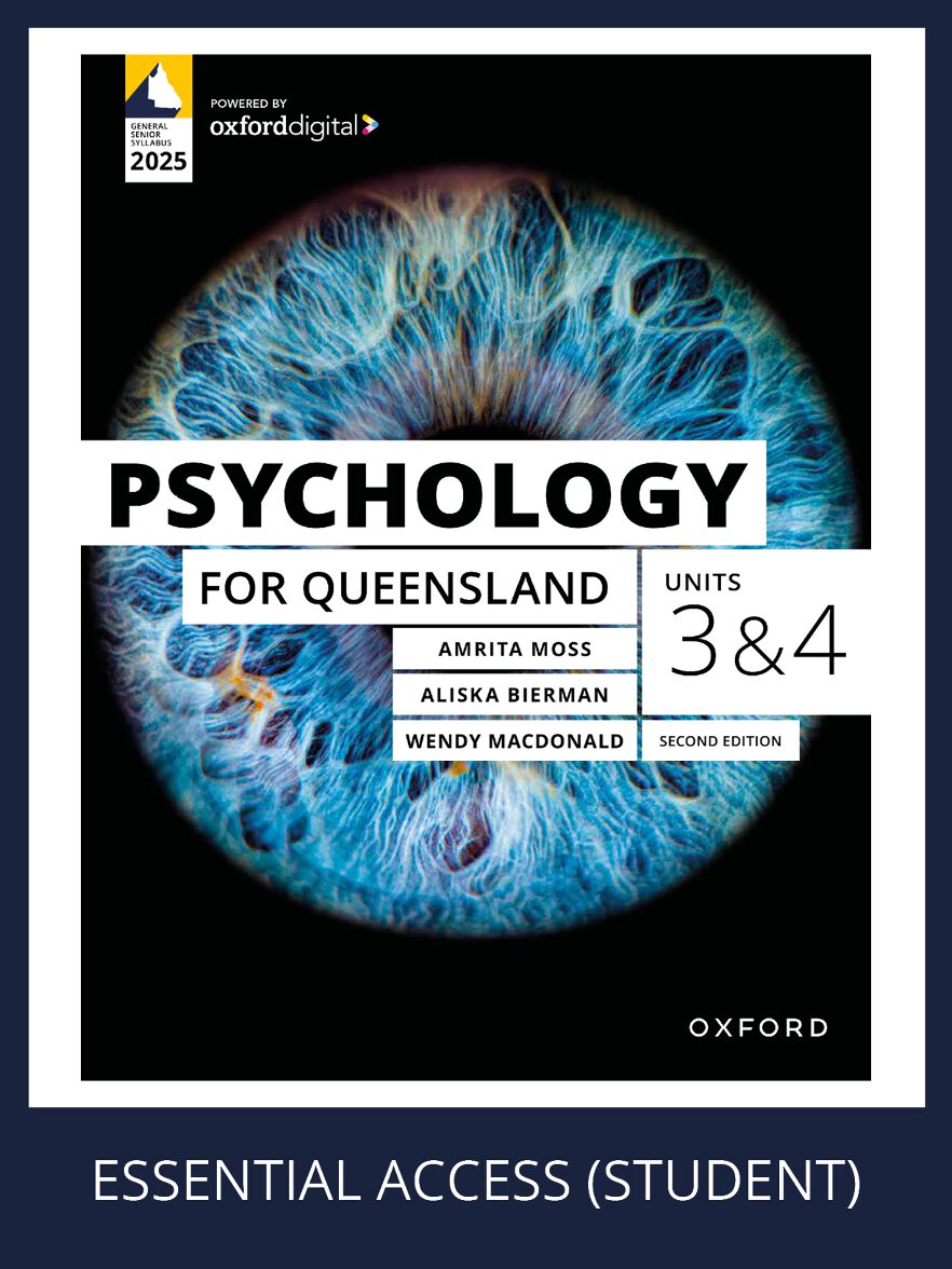 Psychology for Queensland Units 3 & 4 Essential Access (Student)