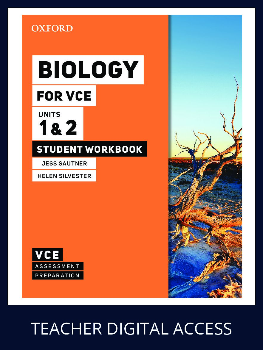 Biology for VCE Units 1 & 2 Teacher obook pro (Annual SW subscription)