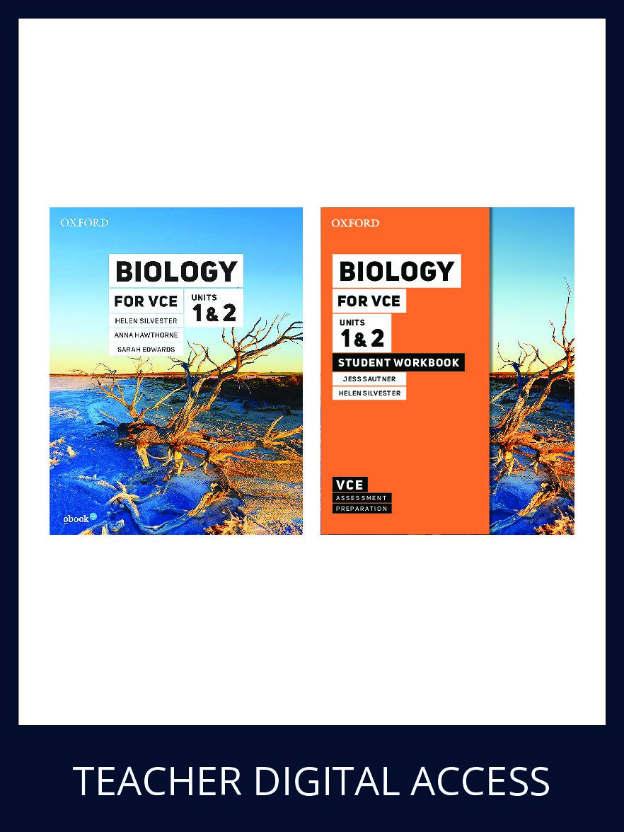 Biology for VCE Units 1 & 2 Teacher obook pro (Annual SB+SW subscription)