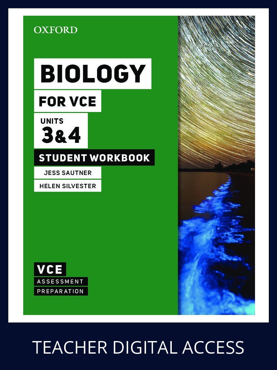 Biology for VCE Units 3 & 4 Teacher obook pro (Annual SW subscription)