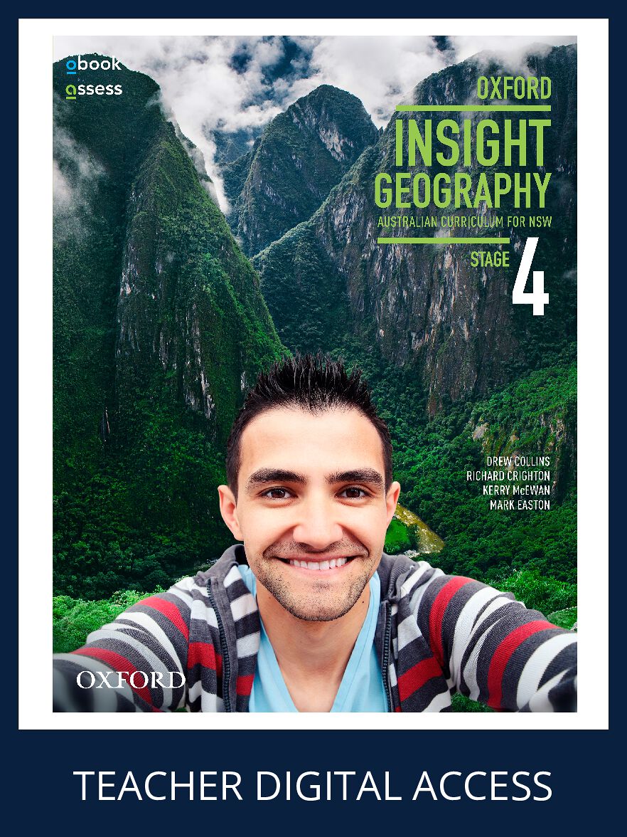 Oxford Insight Geography AC for NSW Stage 4 Teacher obook (Annual Subscription)