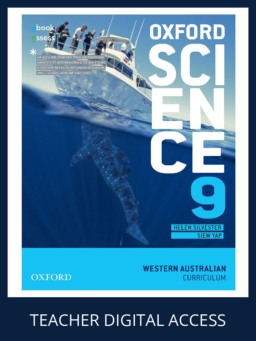 Oxford Science 9  Teacher obook (Annual Subscription)