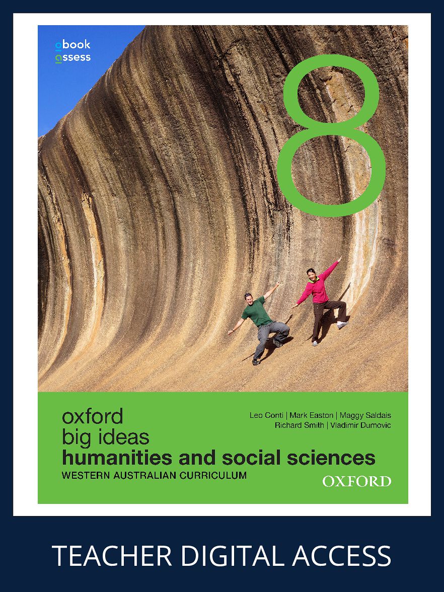 Big Ideas Humanities & Social Sciences 8 Teacher obook (Annual Subscription)