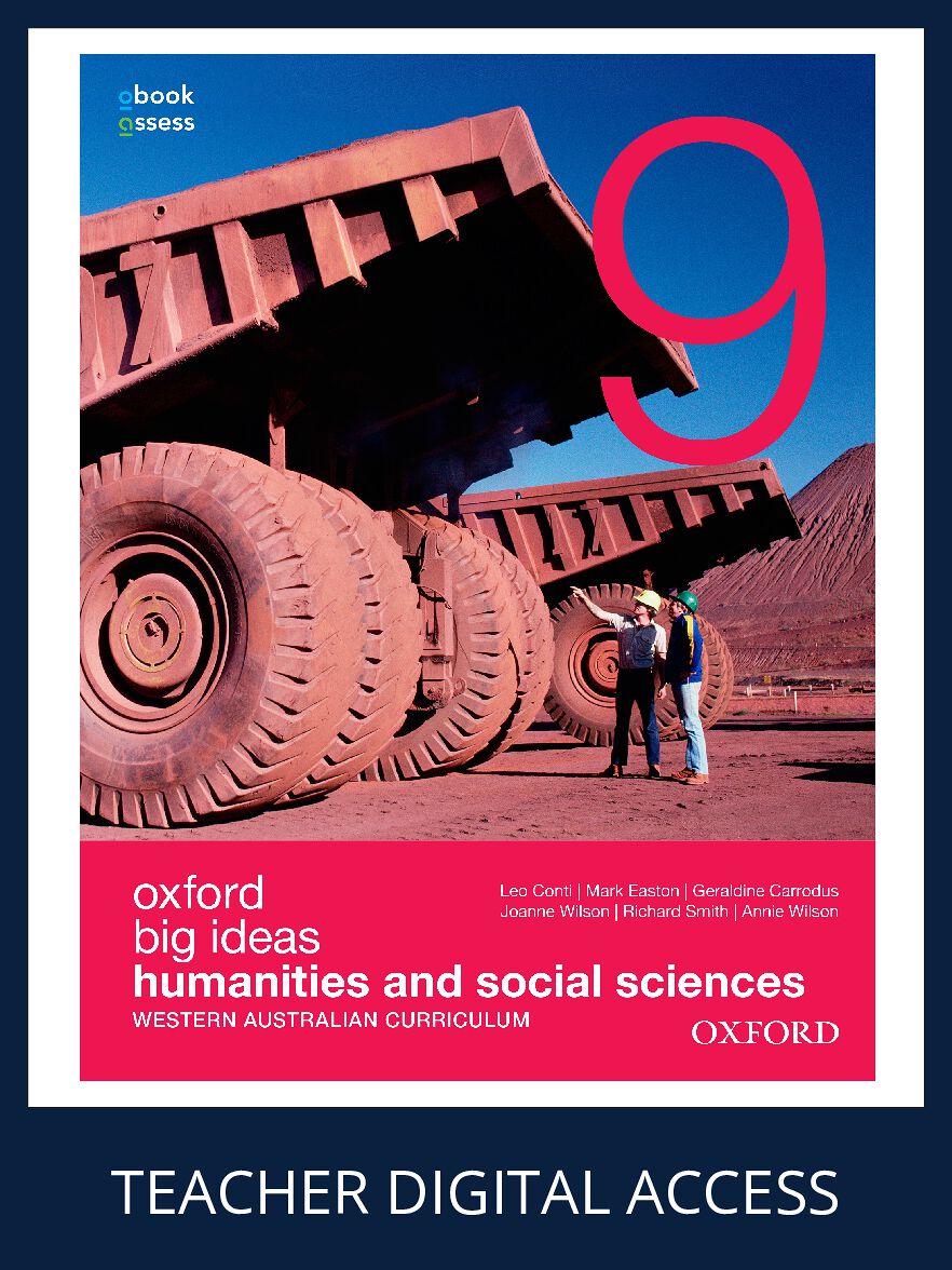 Big Ideas Humanities & Social Sciences 9 Teacher obook (Annual Subscription)