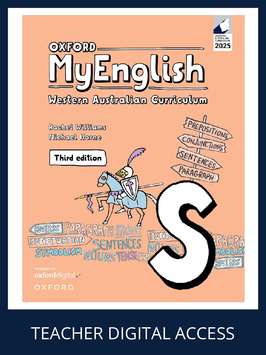 Oxford MyEnglish 5-10 WA Teacher obook (Annual Subscription)