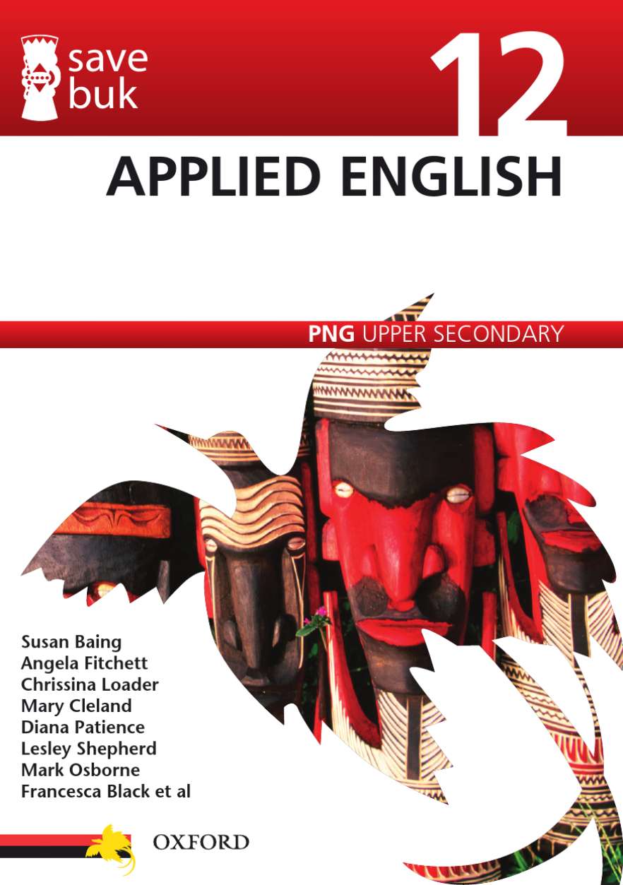 Save Buk: PNG Upper Secondary - Applied English, Grade 12