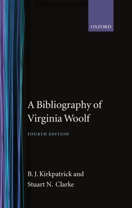 Picture of A Bibliography of Virginia Woolf