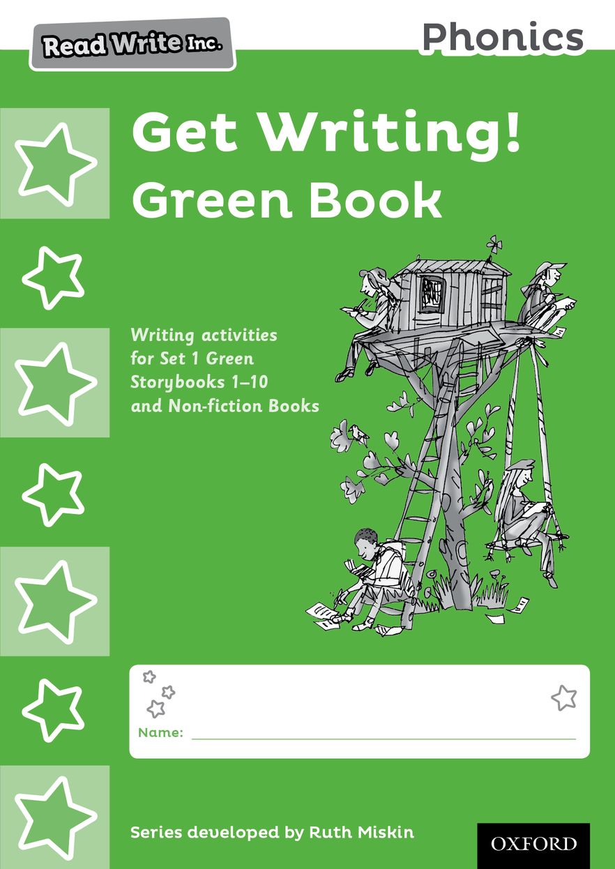 Read Write Inc Phonics Get Writing! Green Book Pack of 10 BEBooks