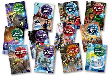 Project X Alien Adventures Grey Book Band Oxford Levels 12-14 Mixed Pack of 12