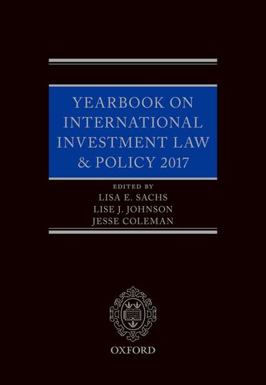 Picture of Yearbook on International Investment Law & Policy 2017