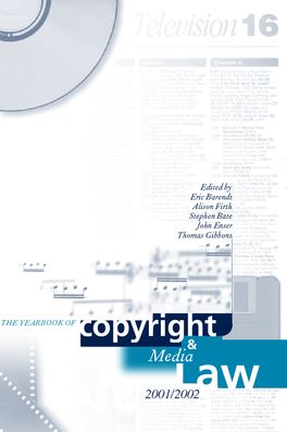 Picture of Yearbook of Copyright and Media Law, Volume VI 2001-2002