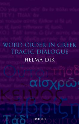 Picture of Word Order in Greek Tragic Dialogue